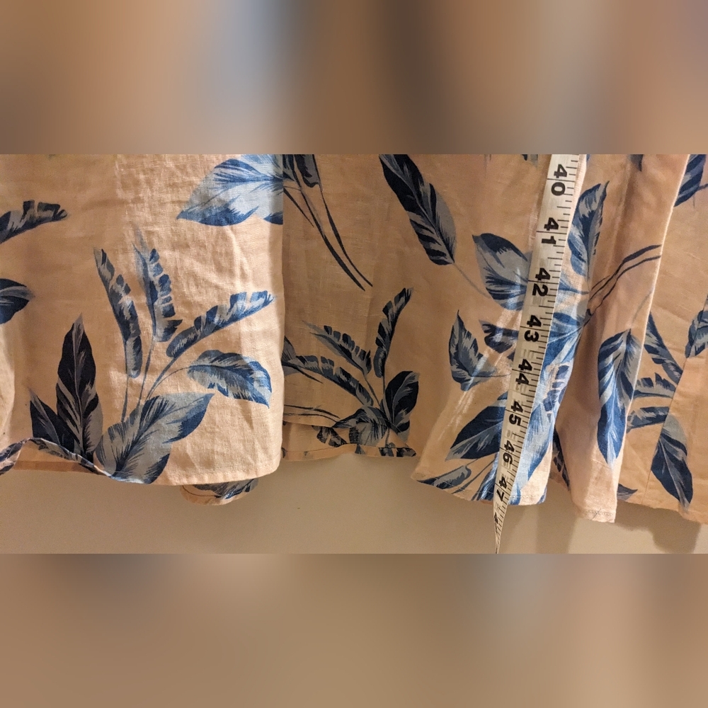 J. Jill Love Linen Sleeveless V-Neck Maxi Dress 100% Linen sz MP NWOT - Picture 8 of 9